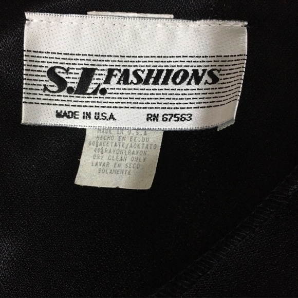 Vintage jumpsuit 80s 90s retro VTG EUC black tieback medium small full length - Picture 11 of 14